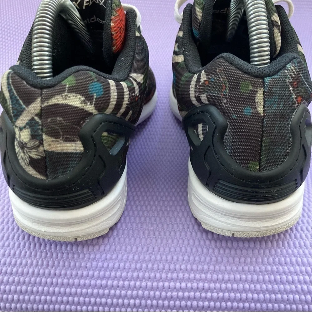 ADIDAS ZX FLUX LOW Running Sneakers TRAINERS WOMEN SHOES Size 8 - Picture 4 of 9